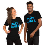 The Mary Janes Logo T - Cyan
