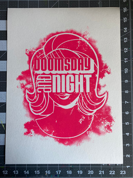 Doomsday and Night screen print